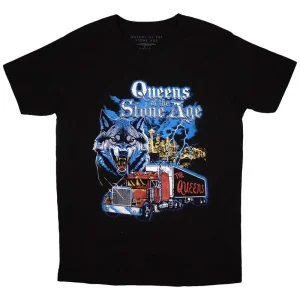 Queens Of The Stone Age Wolf Skyline Black XX-Large T-Shirt