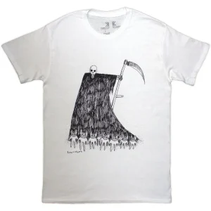 Radiohead Grim Reaper White Medium T-Shirt