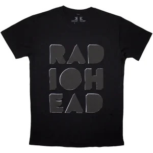 Radiohead Note Pad Debossed Black X-Large T-Shirt