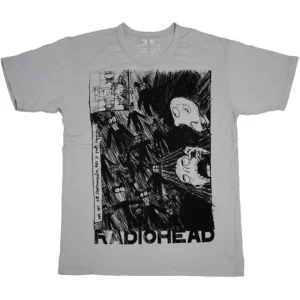Radiohead Scribble Grey Medium T-Shirt