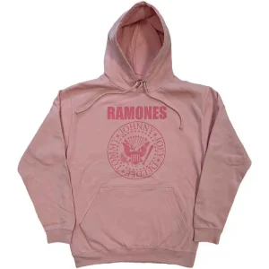 Ramones Hey Ho Seal Pink Small Hoodie