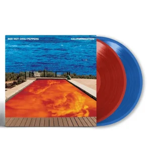 Red Hot Chilli Peppers Californication Vinyl LP Red & Ocean Blue Colour 2024