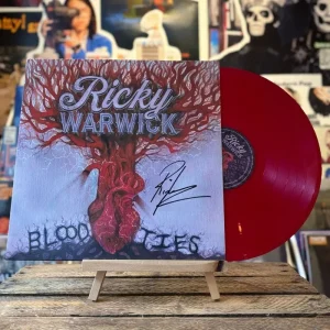 Ricky Warwick Blood Ties Vinyl LP Blood Red Colour Signed 2025