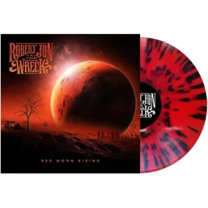 Robert Jon & The Wreck Red Moon Rising Vinyl LP Red w/Black Splatter Colour 2024