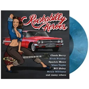 Rockabilly Heroes Vinyl LP Blue & Solid White Colour RSD 2024