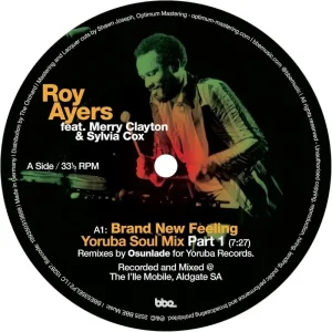 Roy Ayers Brand New Feeling – Yoruba Soul Remixes Vinyl EP Due Out 12/09/25