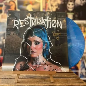 RRY RESTORATION Vinyl LP Indies Blue & Black with White Splatter Colour *SIGNED* 2025