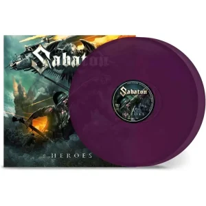 Sabaton Heroes Vinyl LP 10th Anniversary Transparent Violet Colour 2024