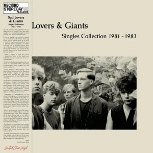 Sad Lovers & Giants Singles collection 1981-1983 Vinyl LP Clear Colour RSD 2025
