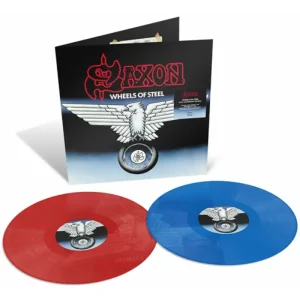 Saxon Wheels Of Steel Vinyl LP Red and Blue Colour RSD 2025