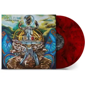Sepultura Machine Messiah Reprint Vinyl LP Ruby Red Marble Colour 2024