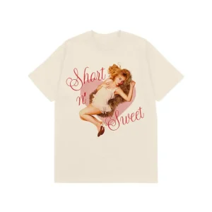 Short n’ Sweet Heart Ivory Tee