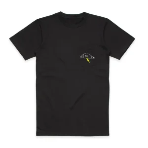 Sing The Greys Lightning Bolt Pocket T-shirt Black