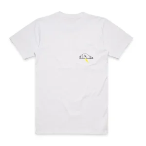 Sing The Greys Lightning Bolt Pocket T-shirt White
