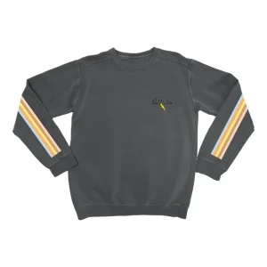 Sing The Greys Rainbow Sleeve Sweatshirt Dark Grey