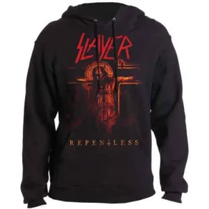 Slayer Repentless Crucifix Black Medium Hoodie