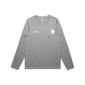 Smile/Frown Logo Grey Long Sleeve