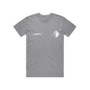 Smile/Frown Logo Grey T-Shirt