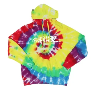 Spray Logo Rainbow Tie Dye Hoodie