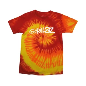 Spray Logo Red Tie Dye t-shirt