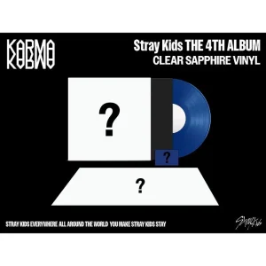 Stray Kids KARMA Vinyl LP Clear Sapphire Colour 2025