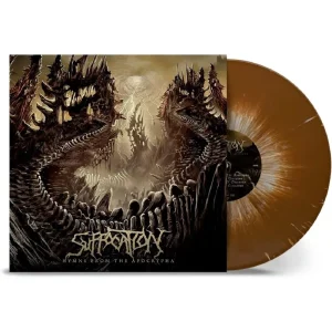 Suffocation Hymns From The Apocrypha Vinyl LP Brown & White Splatter Colour 2023