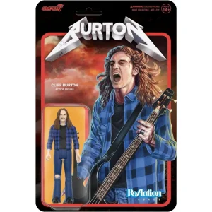 Super7 Cliff Burton Metallica Reaction Figure