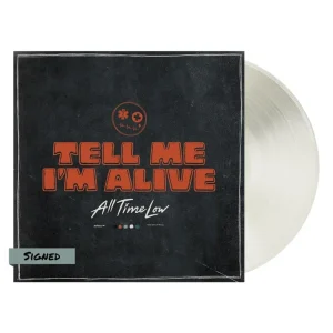 Tell Me Im Alive Autographed Art Card Milky Clear Vinyl