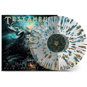 Testament Dark Roots of Earth Vinyl LP Clear, Gold and Green Splatter Colour 2023