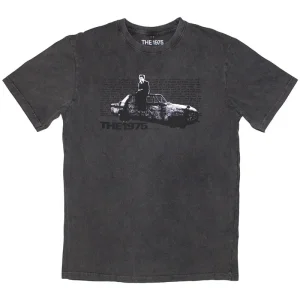 The 1975 Car Photo Charcoal Grey Stone Wash XX-Large T-Shirt