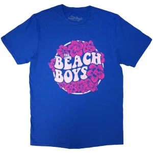 The Beach Boys Floral Print Blue Small T-Shirt