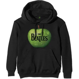 The Beatles Apple Logo Black Large Hoodie