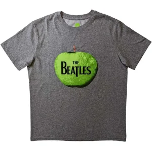 The Beatles Apple Logo Grey Medium T-Shirt