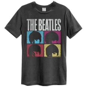 The Beatles Hard Days Night Charcoal Grey XX-Large T-Shirt