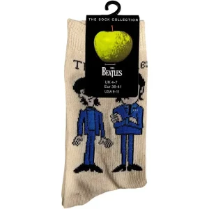 The Beatles Ladies Ankle Socks: Cartoon Standing (Uk Size 4 – 7)