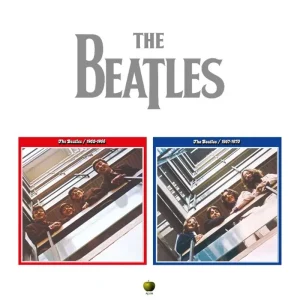 The Beatles Red + Blue Albums Black Vinyl LP BoxSet 2023