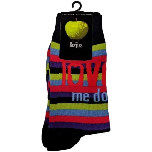 The Beatles Unisex Ankle Socks: Love Me Do (Uk Size 7 – 11)