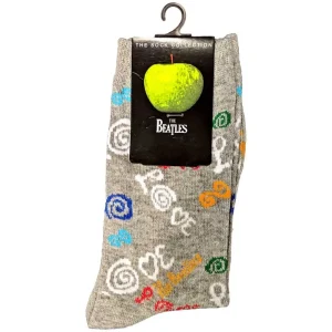 The Beatles Unisex Ankle Socks: Love (Uk Size 7 – 11)