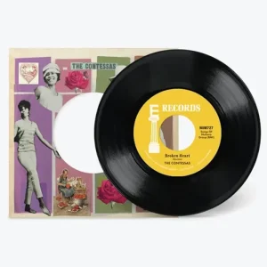 The Contessas Broken Heart / Gimme Gimme 7″ Vinyl Single 2023