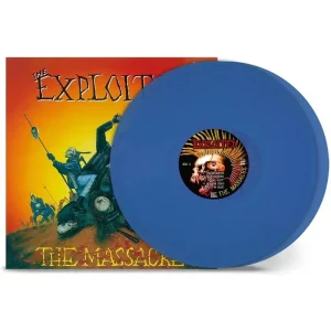 The Exploited The Massacre Vinyl LP Transparent Blue Colour 2024