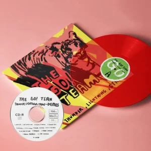 The Go! Team Thunder, Lightning, Strike Vinyl LP Translucent Red Colour 2024