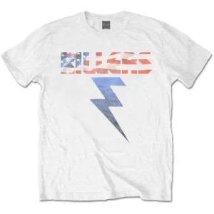 The Killers American Bolt White X-Large Unisex T-Shirt