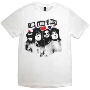The Libertines RIP Flag Xerox White Small T-Shirt