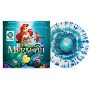 The Little Mermaid Vinyl LP Transparent Splatter Colour 35th Anniversary 2024