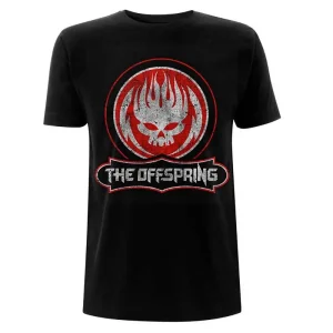 The Offspring Distressed Skull Black XX-Large T-Shirt