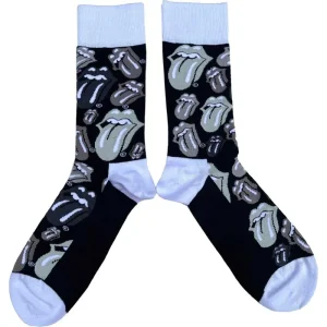 The Rolling Stones Unisex Ankle Socks: Classic Tongue (Uk Size 7 – 11)