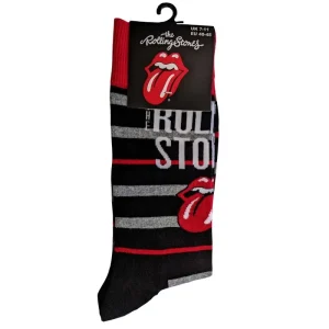 The Rolling Stones Unisex Ankle Socks: Logo & Tongue (Uk Size 7 – 11)