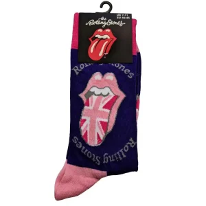 The Rolling Stones Unisex Ankle Socks: Uk Tongue (Uk Size 7 – 11)