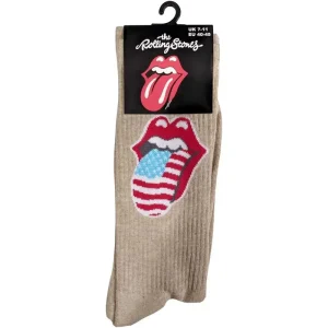 The Rolling Stones Unisex Ankle Socks: Us Tongue (Uk Size 7 – 11)