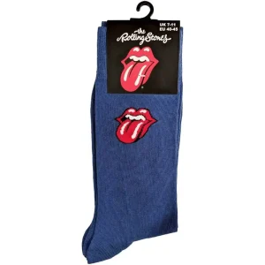 The Rolling Stones Unisex Ankle Socks: Vertical Tongue (Uk Size 7 – 11)